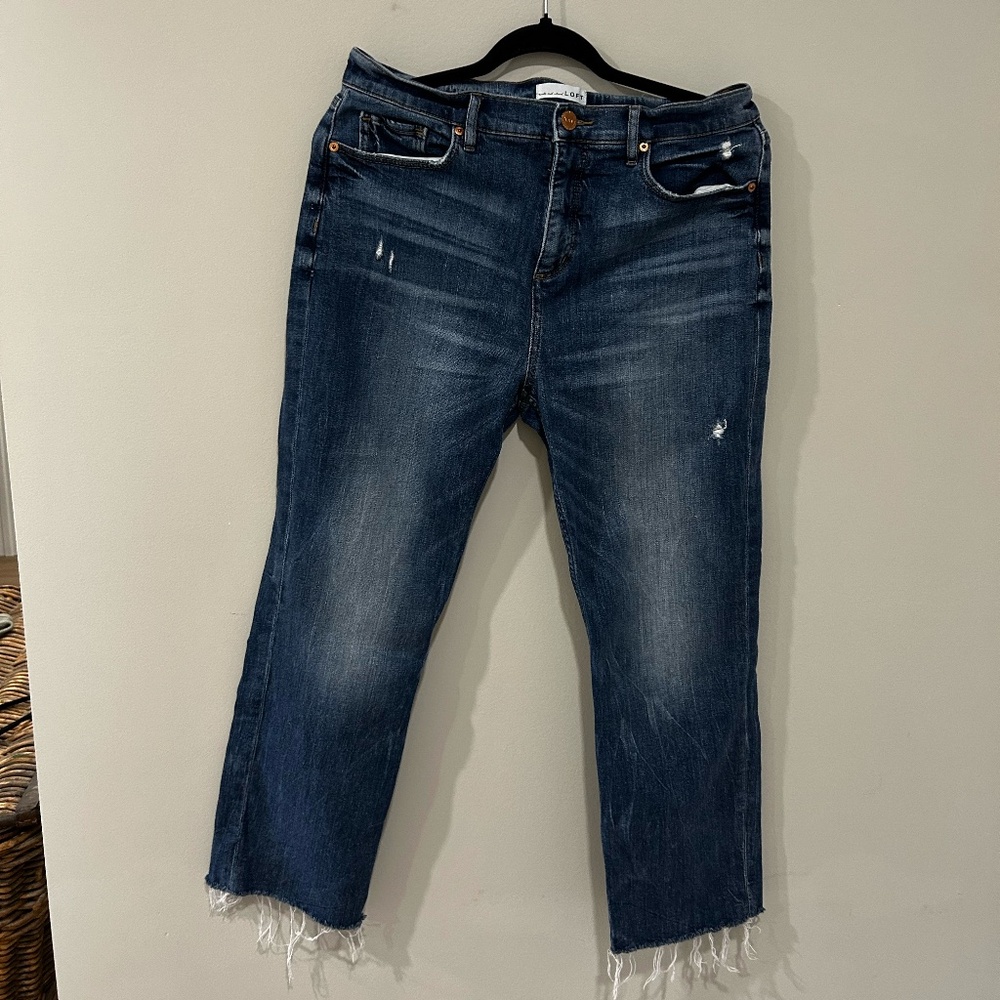 Ann Taylor Loft Jeans, size 10 dark blue